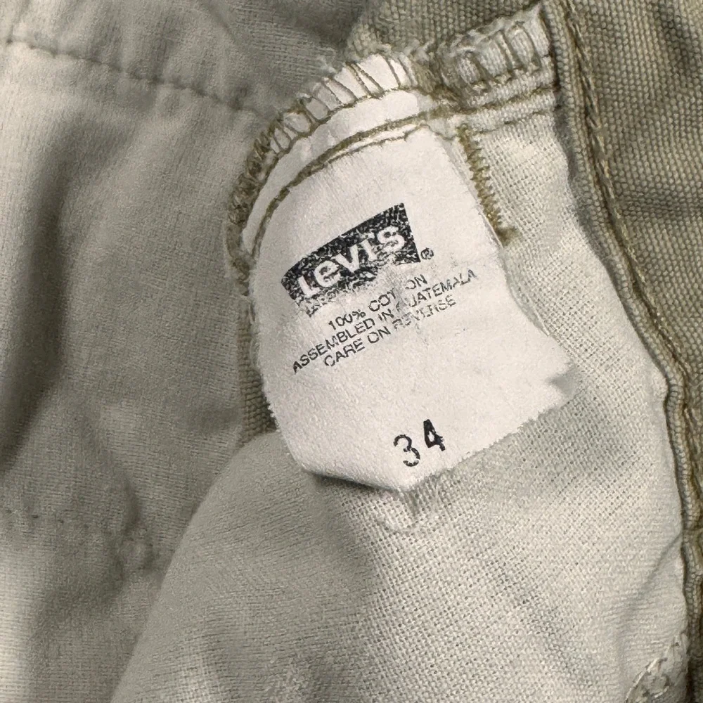 Levi's Red Tab‎ Men's Tan Cargo Shorts Cotton Casual Utility Size 34
